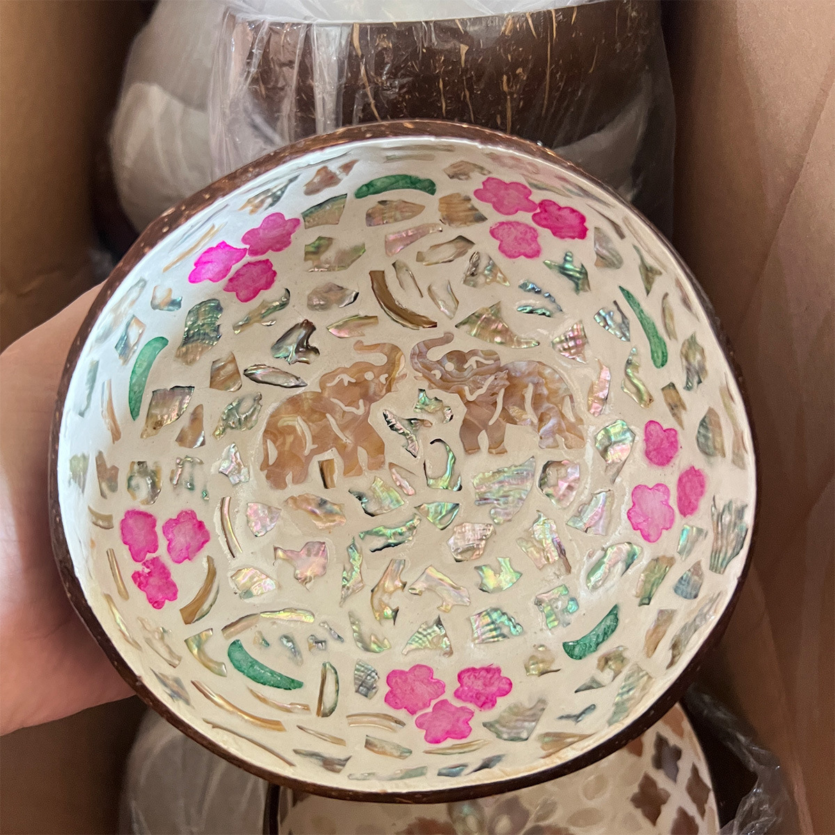 장미 붉은 꽃 쌍 코끼리 모델