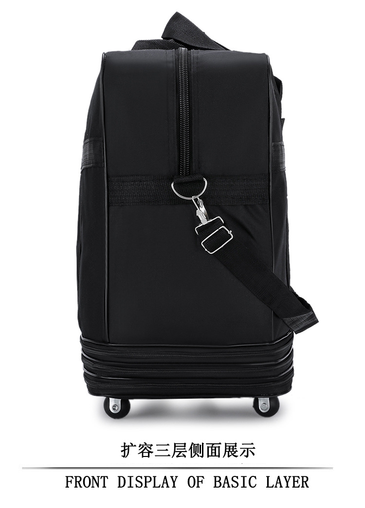 Large capacity portable Oxford fabric luggage travel bag 158 mobile air-controlled bag waterproof