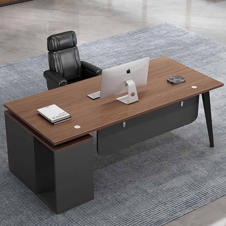 Boss desk, simple office desk, light luxury executive desk, supervisor desk, executive desk and chair set, office furniture, manager desk Boss desk, simple office desk, light luxury executive desk, supervisor desk, executive desk and chair set, office furniture, manager desk