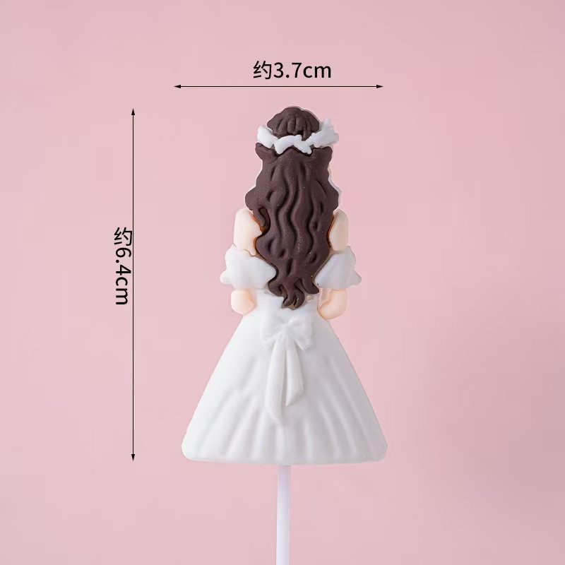 Decoración para Pastel del Día de la Madre 2026, Hermosa Figura de Diosa con Base de Goma Suave, Accesorios para el Día de la Madre
