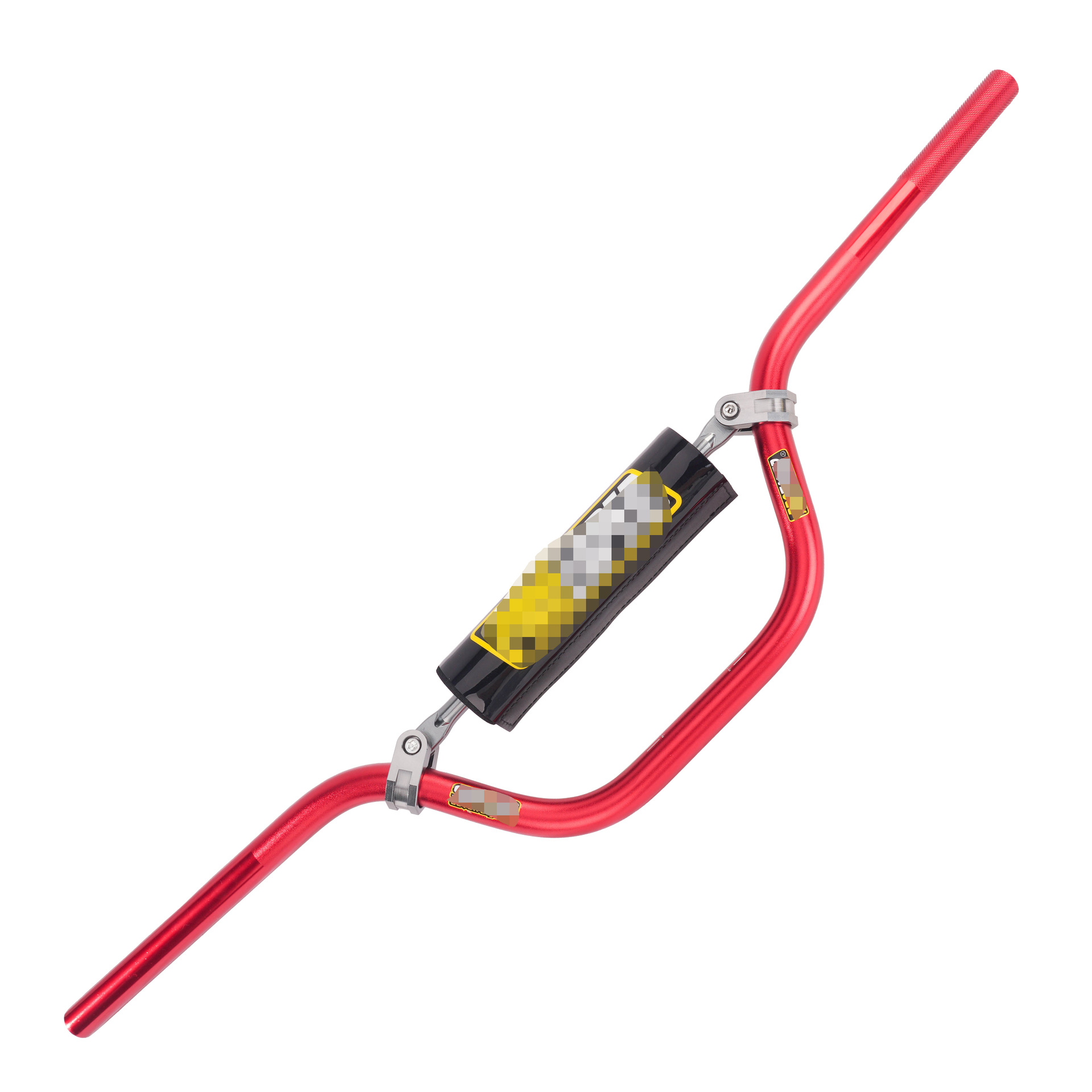 Tubo U rojo + barra transversal + algodón protector de pecho