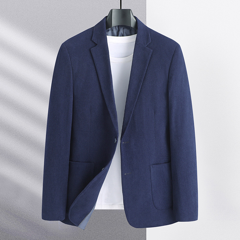 Áo Vest Nam Họa Tiết Waffle Phong Cách Lịch Lãm Màu Xanh Navy, Xám, Xanh Rêu, Nâu