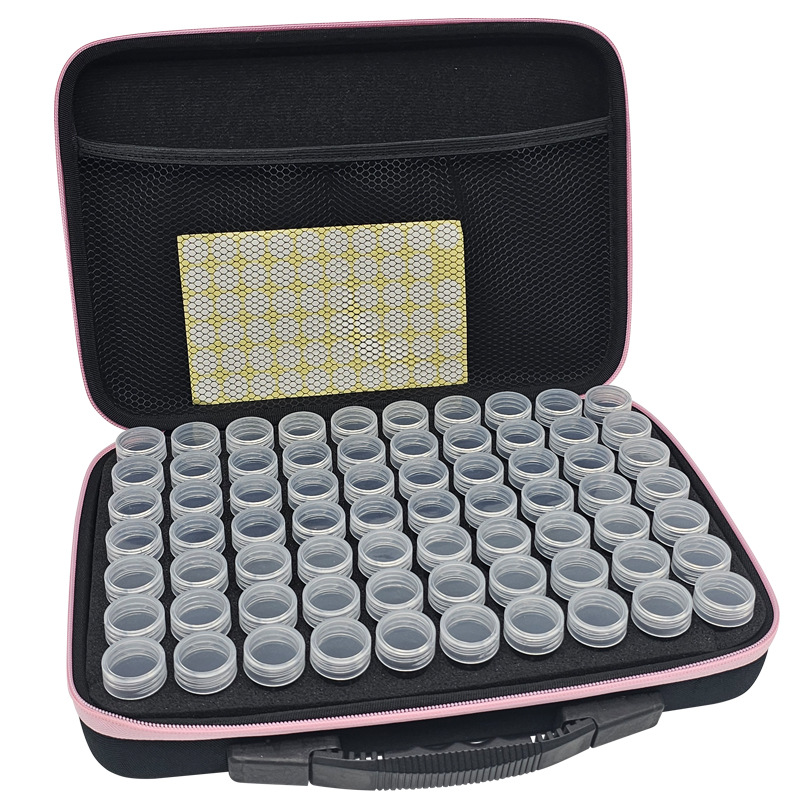 패브릭 블랙 백 파우더 지퍼 70 병 스티커