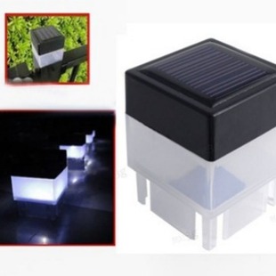 Outdoor Solar Column Lamp 5X5 Column Cap Lamp Courtyard Fence Lamp Solar Landscape Lamp Step Lamp