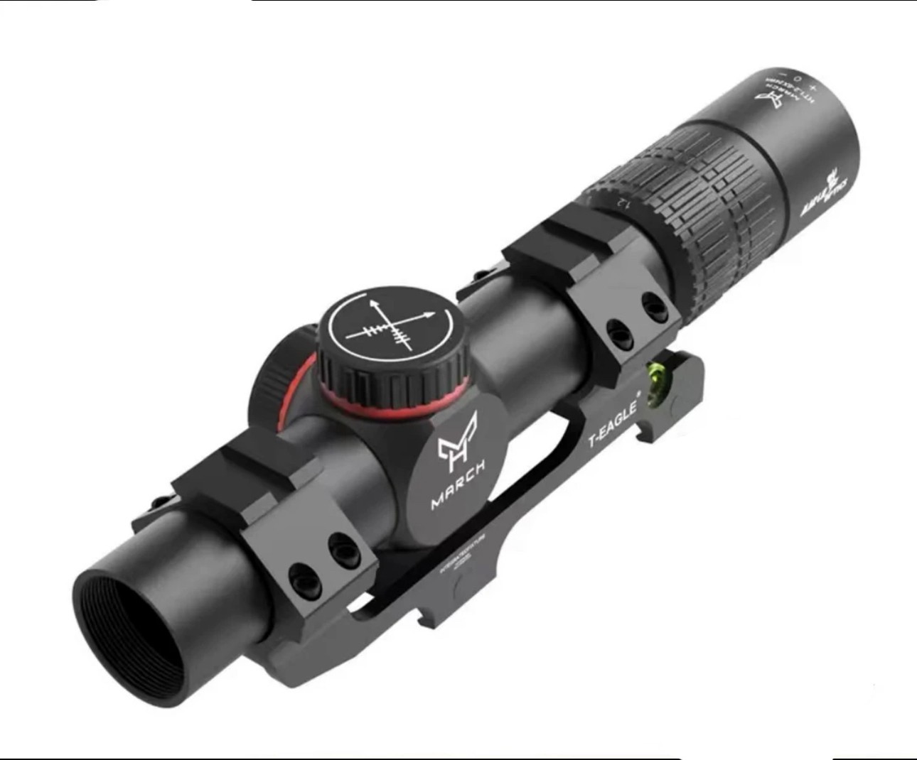 Visión nocturna, vista rápida de gran angular de pared delgada i Telescopio cruzado de alta definición 1.2-6 veces i modelo de espejo de juguete de tirachinas