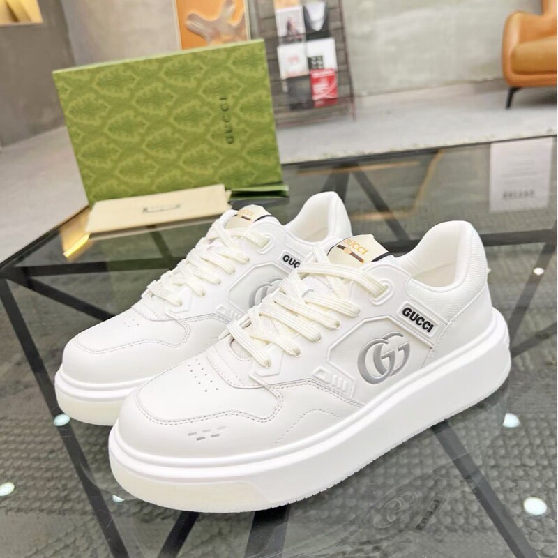 European New Trendy Genuine Leather Personalized Sports Shoes Breathable Versatile Light Luxury Casual Thick-Soled Height-Increasing Sneakers Men's Shoes European New Trendy Genuine Leather Personalized Sports Shoes Breathable Versatile Light Luxury Casual Thick-Soled Height-Increasing Sneakers Men's Shoes