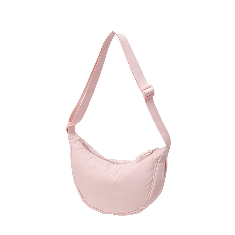 Bolso de tela pequeño bolso de moda ligero bolso de mochila de nylon transfronterizo mujer bolso de hombro casual versátil bolso de bolsas de bolsas de bollo de gran capacidad