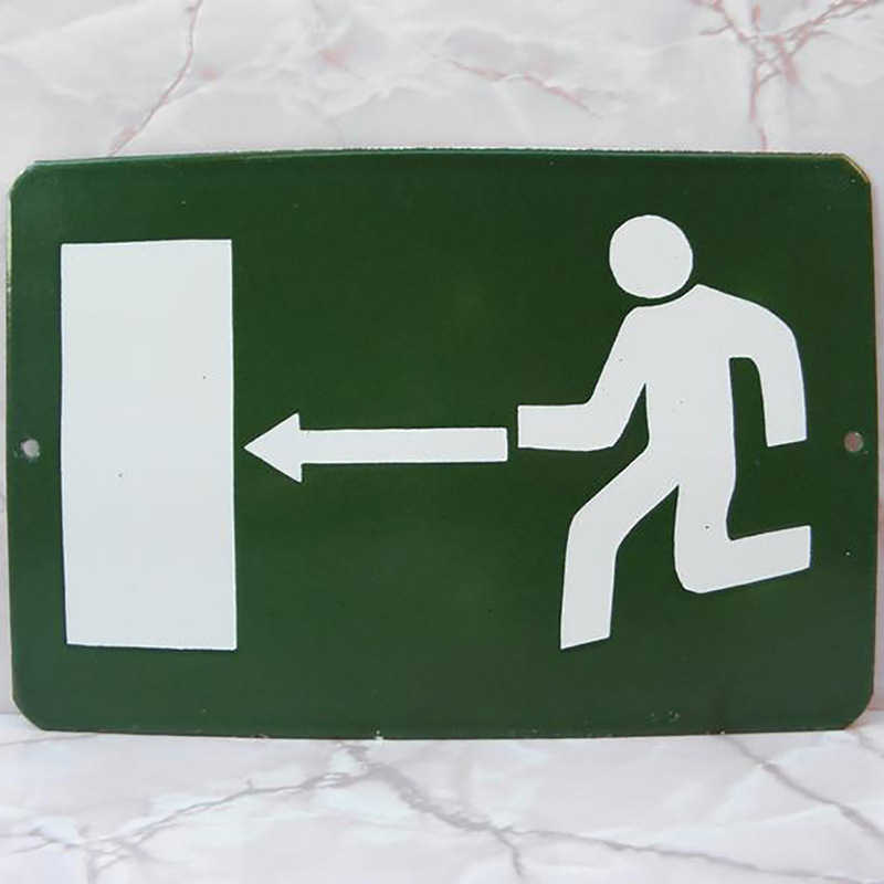 多规格多颜色搪瓷标牌亚马逊跨境电商供货金属珐琅路牌指示牌图案