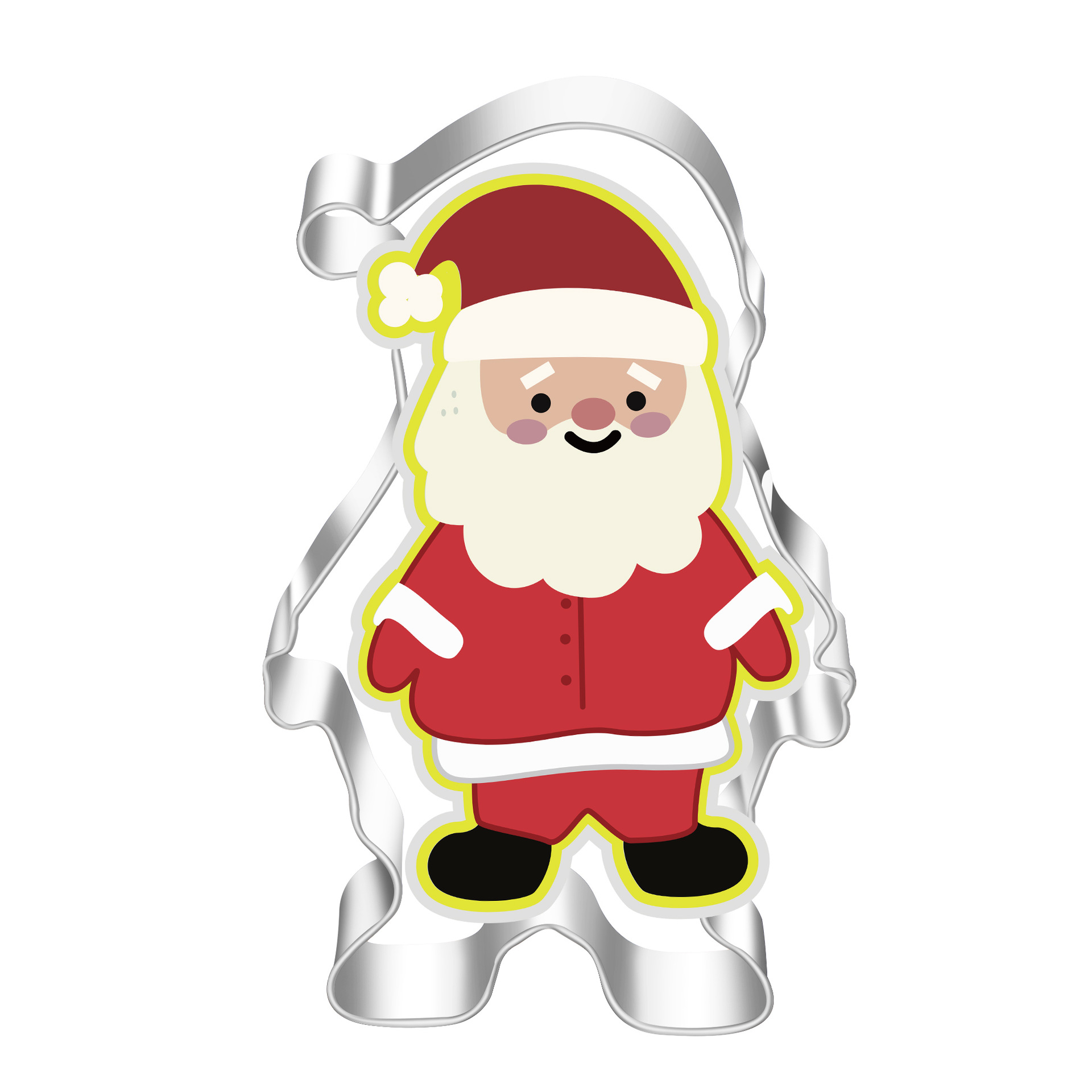 Acero inoxidable molde de galletas de Navidad árbol de Navidad Santa Claus copo de nieve alce Amazon Fuente de la fábrica de comercio exterior