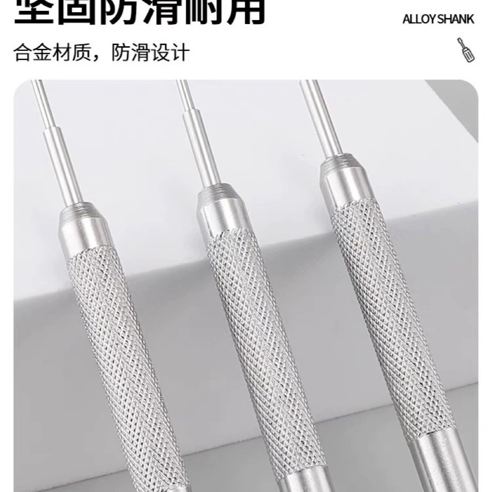 Glasses, screwdriver with accessories