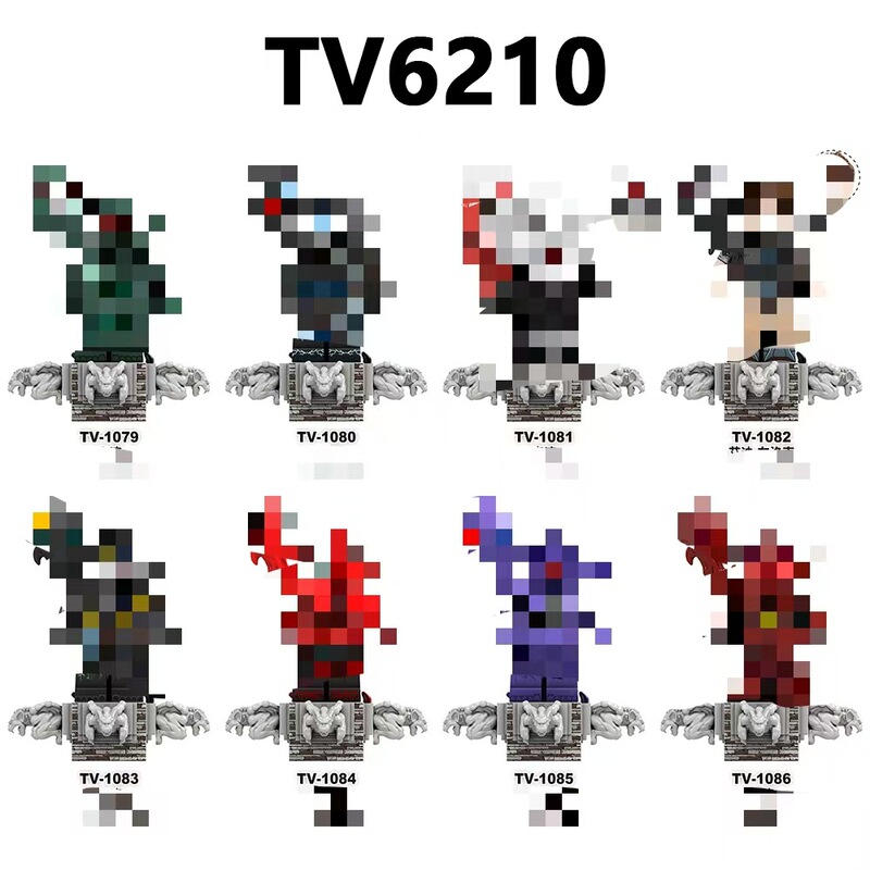 Foreign Trade Goods Tv6210 Super Movie Series Educational Assembled Building Blocks Minifigure Toys Opp Bag