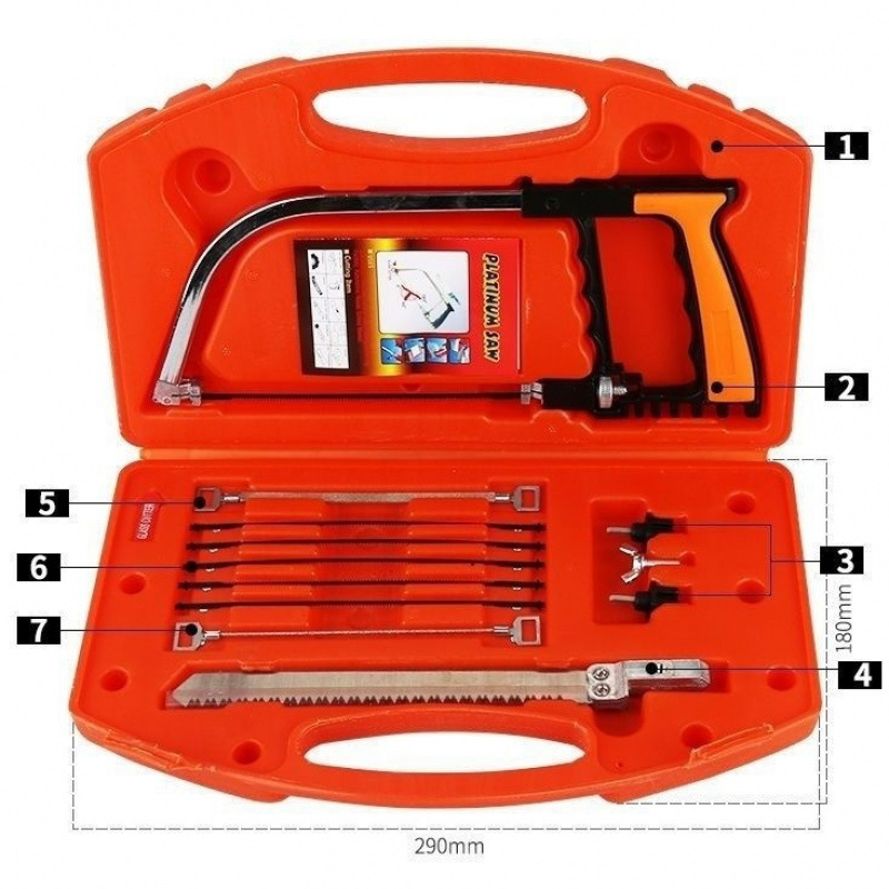 소형 톱 세트(플라스틱 상자)