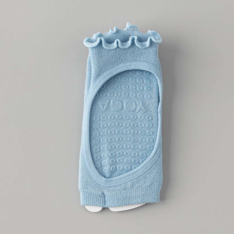 Niños y niñas, calcetines deportivos antideslizantes profesionales, calcetines de verano de Pilates, calcetines de mujer, calcetines de acondicionamiento físico, calcetines de espalda abierta