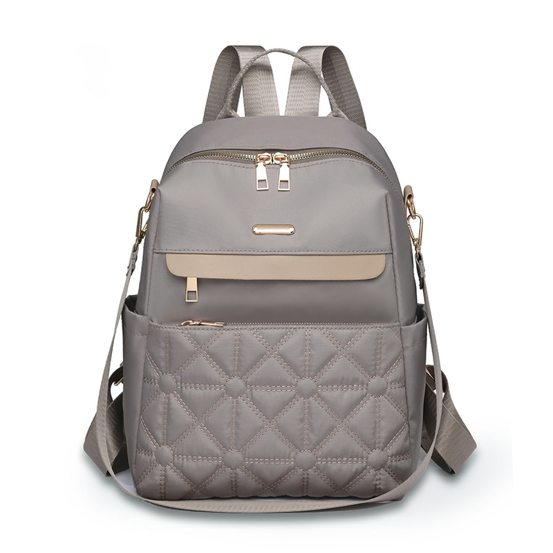 Mochila de mujer de nylon de nuevo estilo al por mayor transfronteriza 2024 Mochila multifuncional de viaje al aire libre de todo fósforo de moda Mochila escolar