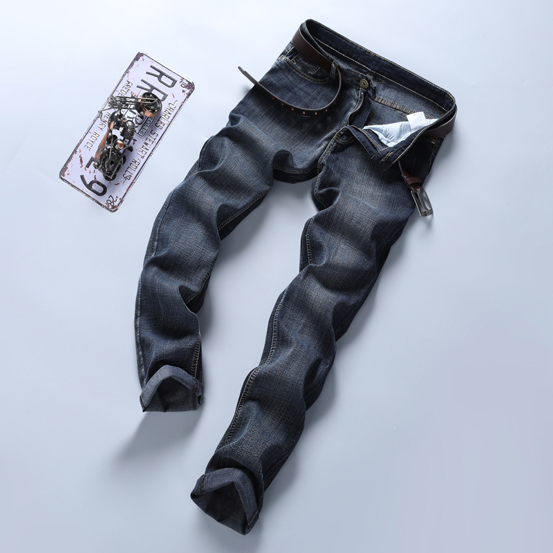 Stretch men's early autumn new jeans men...