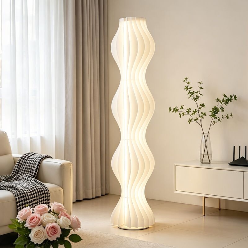 Hula skirt floor lamp for living room, sofa, live streaming effect, ambiance lighting, designer's high-end, light luxury, standing floor lamp