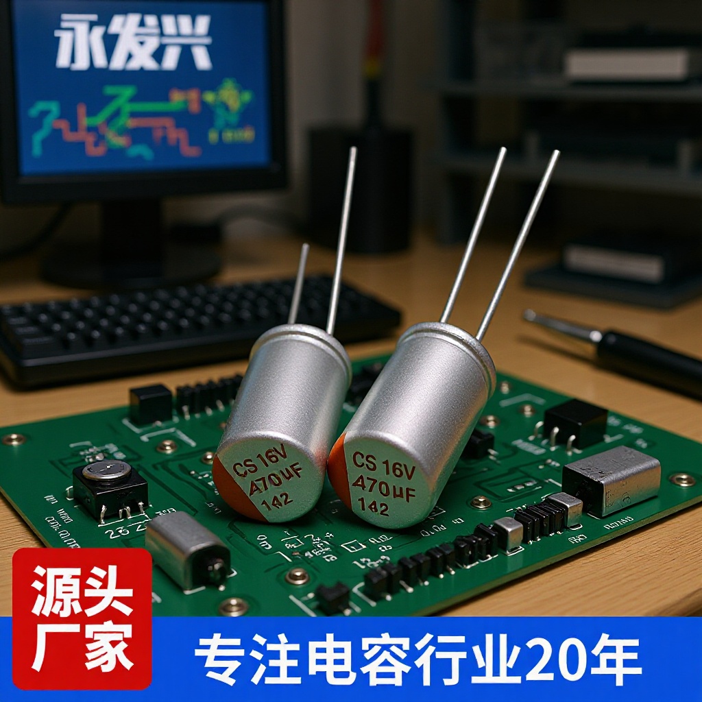 导针型固态电容470UF16V5.5*10PD氮化镓快充插件电解电容器大容量