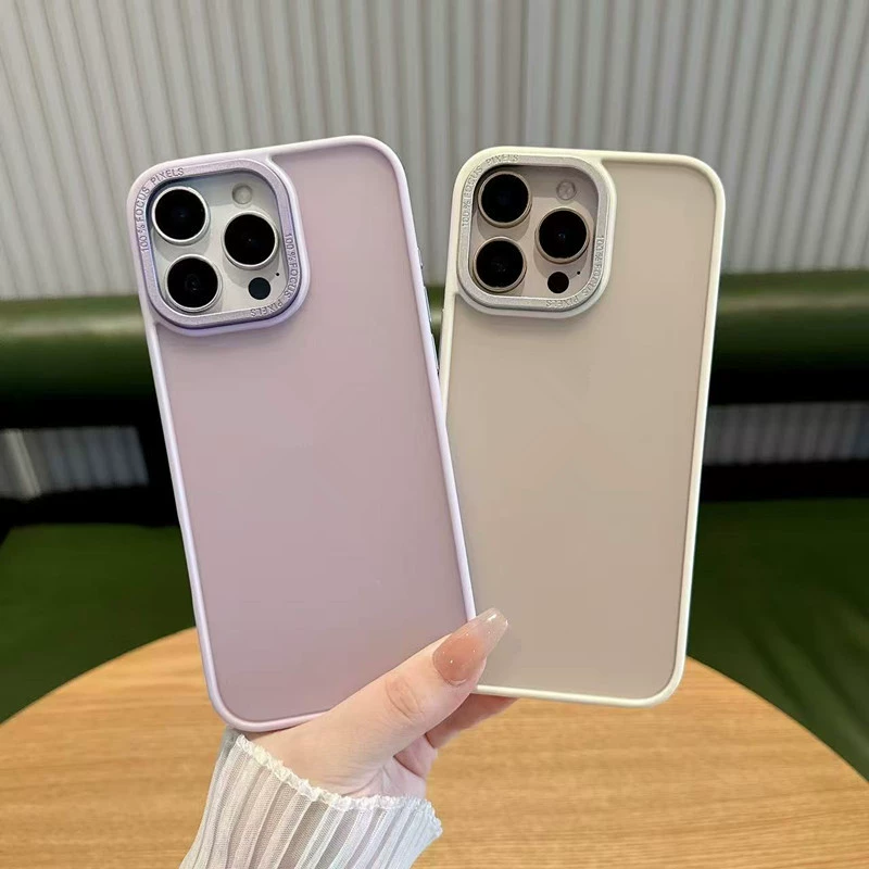 Яблоко, совместим с iPhone 16, чехол для телефона pro, матовый металлический защитный кейс
