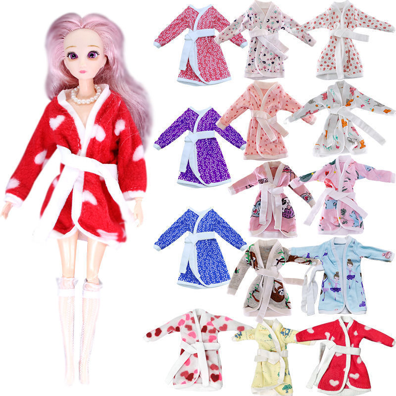 Pajamas, Intimates, Toys, Dolls, Wedding Dresses, Toys, Clothes, Thick Woolen Nightgowns, Changing Clothes, Toys, Fashionable Dolls