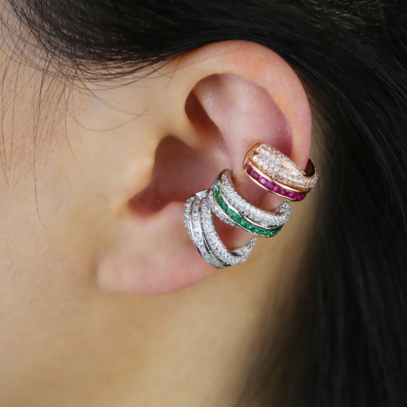 12g Weight Ear Cuffs Classification 1 Piece Quantity Holiday, Daily Occasion Copper Material Geometric Pattern All Seasons Season Women's Gender IG Style, Simple Style Style 1 Piece IG Style Simple Style Geometric Copper Ear Cuffs 3