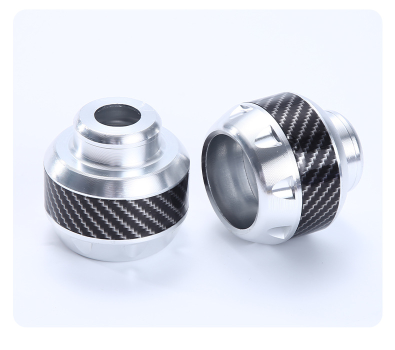 Cross-border aluminum alloy front fork cup suitable for electric vehicle and motorcycle modification accessories, anti-collision shock-absorbing scooter decorative parts