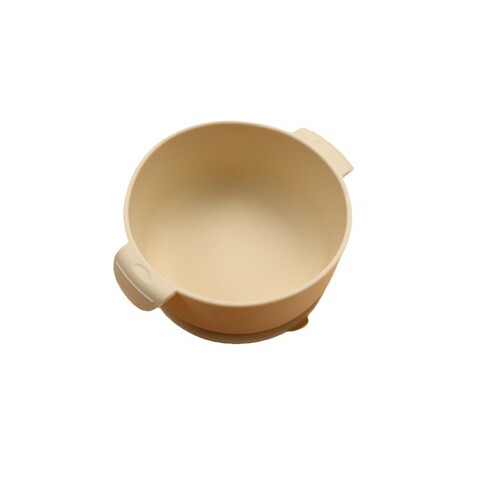 Amazon Best Selling Cartoon Baby Anti-Slip Silicone Food Bowl Set Meal Training with suction cup Baby Double Ear Bowl