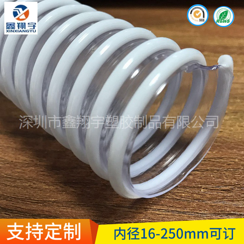 特厚高铁动车飞机厕所排污管,真空卸污管,耐高压PVC塑筋增强软管