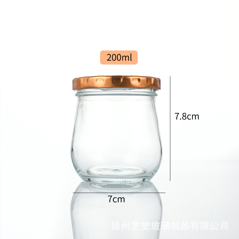 企鹅燕窝瓶马口铁盖密封玻璃瓶小容量多规格食品包装瓶耐高温空瓶|undefined