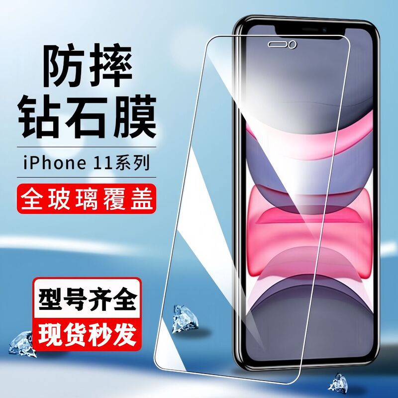 Suitable for Apple 11 Tempered Film Full-Screen Iphone11Promax11Pro Anti-Peep Film Ultra-Thin Mobile Phone Film