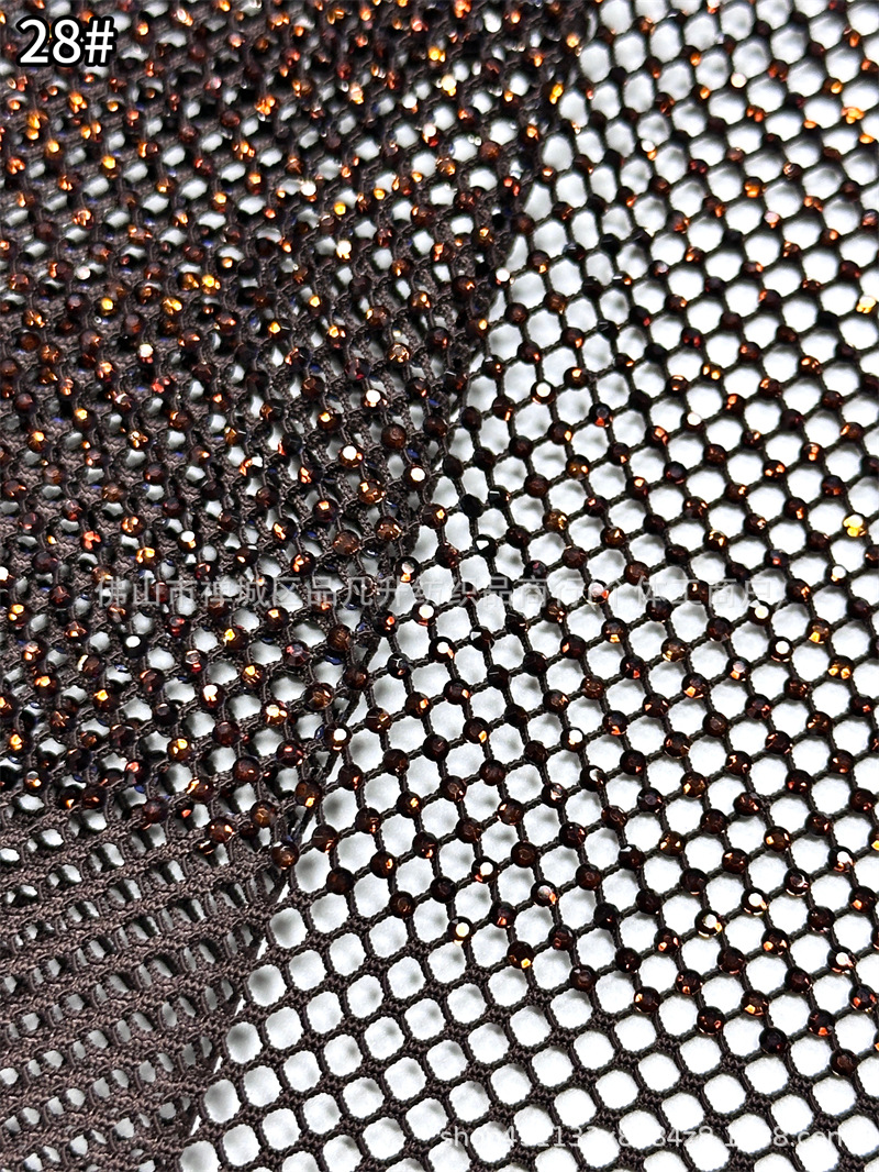 Fabricantes de tela de diamante caliente de alta densidad de 6 imitación de diamante australiano moda cena espectáculo de fiesta vestido de tela