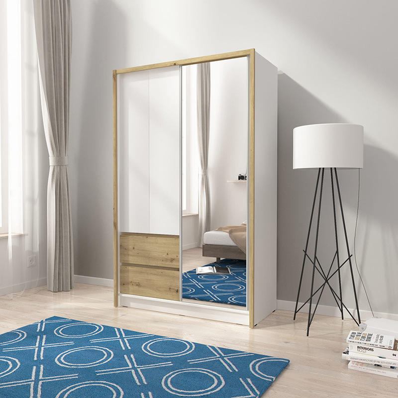 Armario de Casa dormitorio moderno minimalista placa armario simple puerta corredera gabinete alquiler fábrica al por mayor