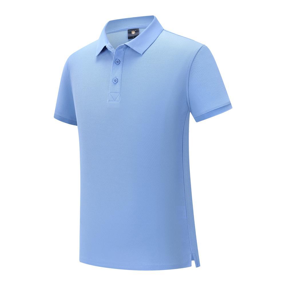 210G algodón peinado solapa polo impresión de verano personalizado camiseta publicitaria ropa de trabajo de hombres y mujeres mangas cortas