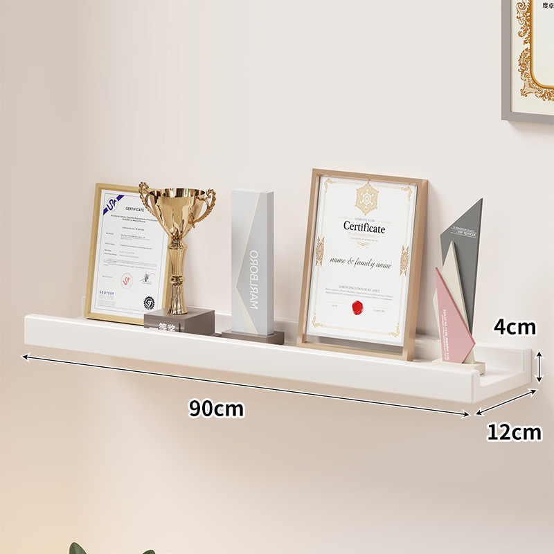 荣誉墙展示架公司墙上一字隔板奖杯奖牌企业学校证书壁挂式置物架|undefined