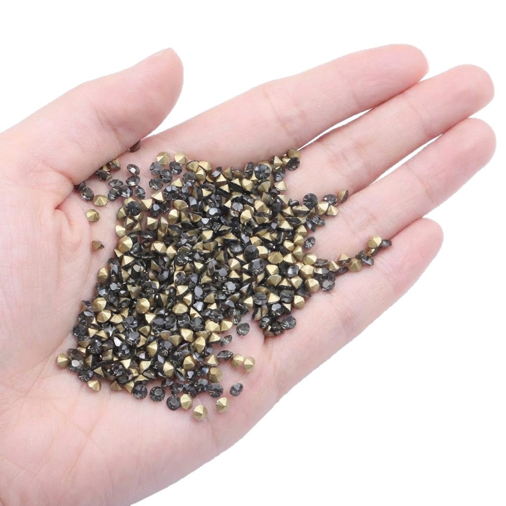 43 # - 48 # venta transfronteriza de uñas de color pila de taladro de vidrio comercio internacional AA taladro accesorios de joyería DIY