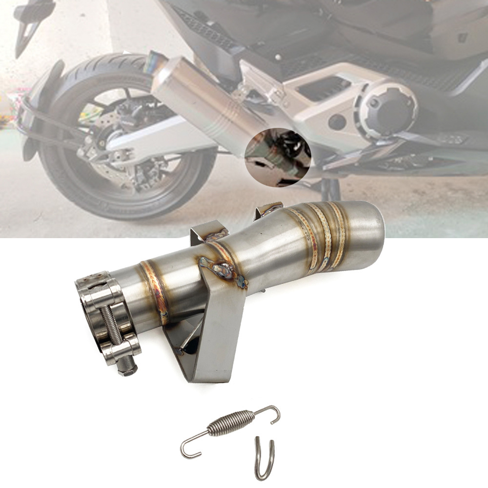 Applicable to Honda XADV750 2017-2020 motorcycle modification middle section connection elbow exhaust pipe