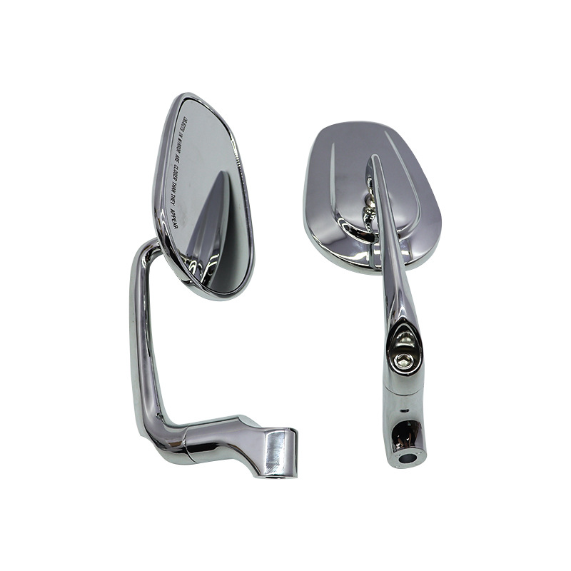 Moxin modified motorcycle rearview mirror universal hand mirror dual-purpose retro oval scooter large field of view mirror