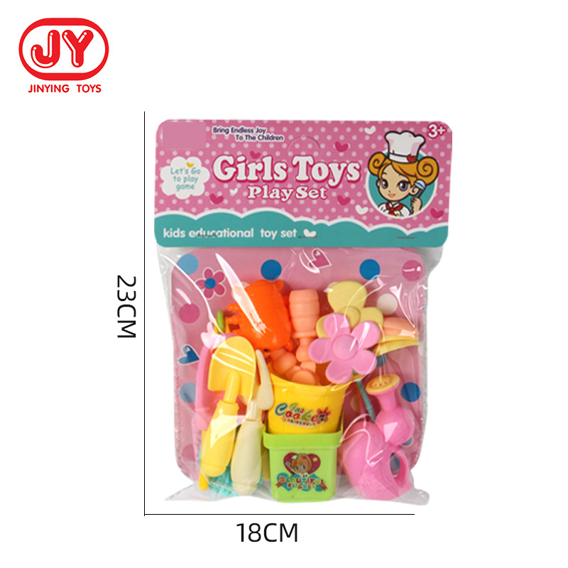 Juego de simulación de los niños casa joyería jardín cepillo de dientes serie juego interactivo chica Regalo de Cumpleaños puesto de suministro