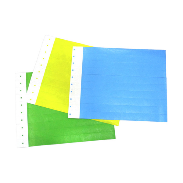 Disposable synthesized school bracelet for amusement parks