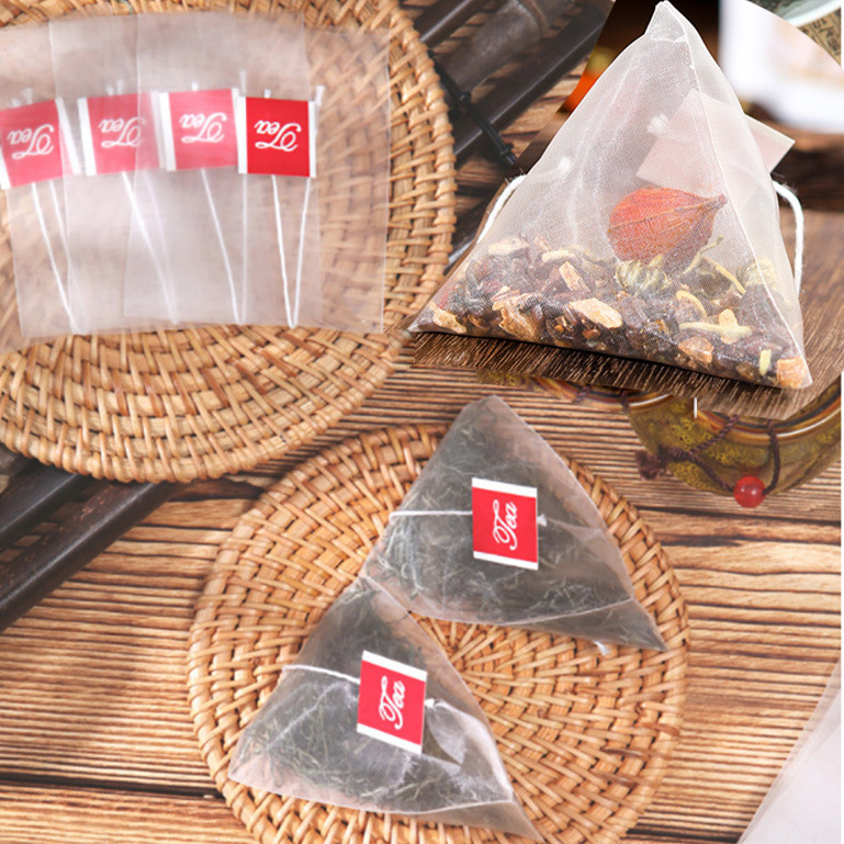 100 Nylon Triangle Tea Bag Disposable Tea Bag Tea Bag Empty Tea Bag Heat Seal Tea Bag Filter Bag