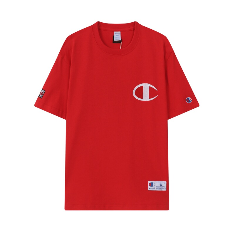 Summer Pure Cotton Short-Sleeve T-Shirt for Men, 2026 New Style, Loose Fit, Champion Collaboration with Evisu, Lucky God Print, Versatile Trendy Brand Summer Pure Cotton Short-Sleeve T-Shirt for Men, 2026 New Style, Loose Fit, Champion Collaboration with Evisu, Lucky God Print, Versatile Trendy Brand
