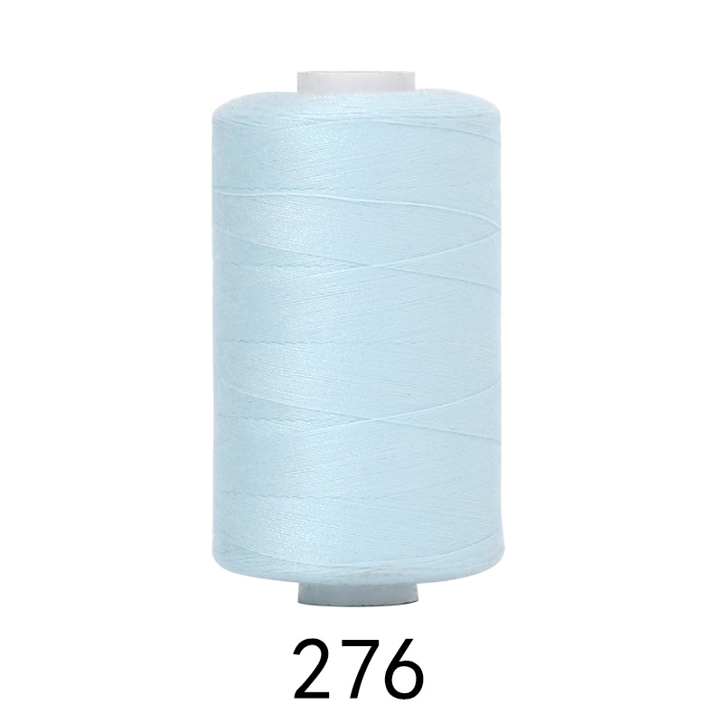 1000 yardas de hilo de poliéster de alta velocidad combinación de colores hogar hilo de coser mano hilo pequeño hilo fino dos hilos 402 hilo de coser