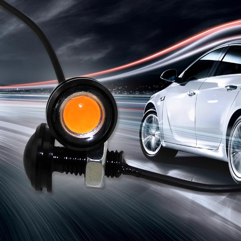 Coche camión lámpara led ojo de águila super brillante impermeable rebelde luz auxiliar de marcha atrás luz de viaje diurna modificada luz exterior de coche brillante