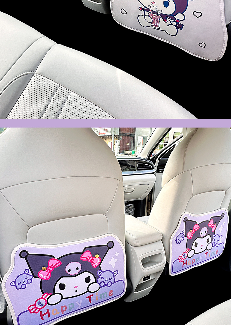 Suitable for 26 Models of Geely Xingyue Ex2 Car Seat Back Anti-Kick Pads, Cute Anti-Dirt Car Interior Protection Products for Women