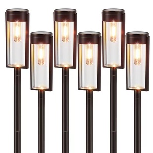 Lawn lamp outdoor waterproof led tungsten wire solar decorative floor-mounted garden lamp villa garden area landscape lamp