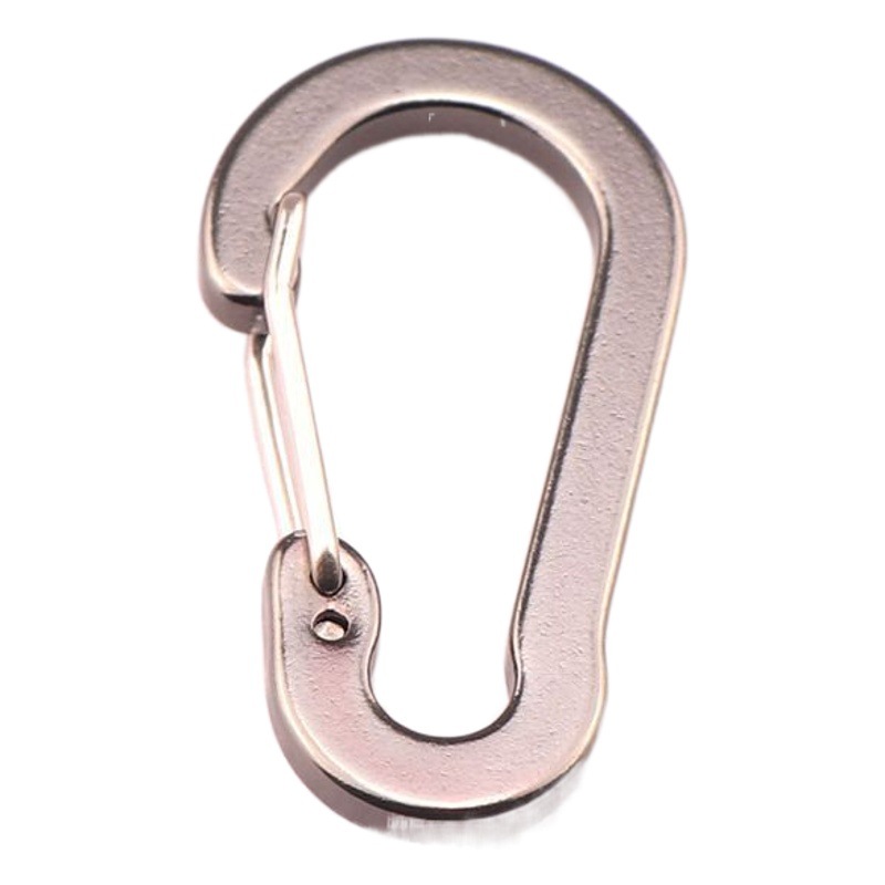 Alta calidad N ° 5 S-tipo aleación de aluminio hebilla de resorte 5 establece embalaje opp