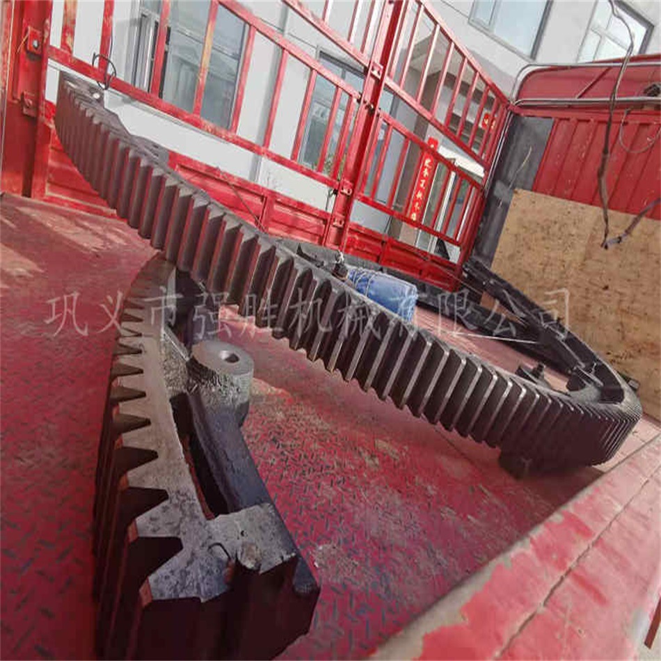 强胜生产烘干机大齿轮 铸钢大齿圈 多种型号规格常年制作