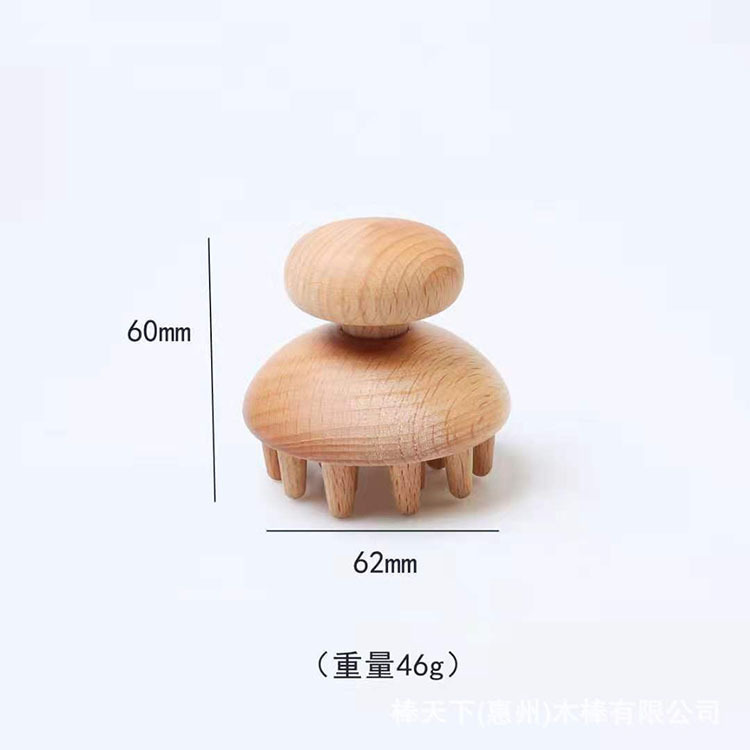 ケヤキマッサージ器「筋棒掻爬経絡疎通棒マッサージカップキノコ頭部マッサージ器マッサージセット」|undefined