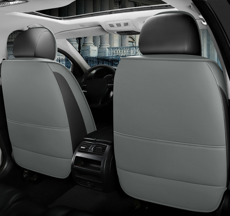 Car Seat Cover New Special Full Surrounding Four Seasons Universal Perforated Breathable Full Leather Winter Car Interior Supplies Seat Cushion