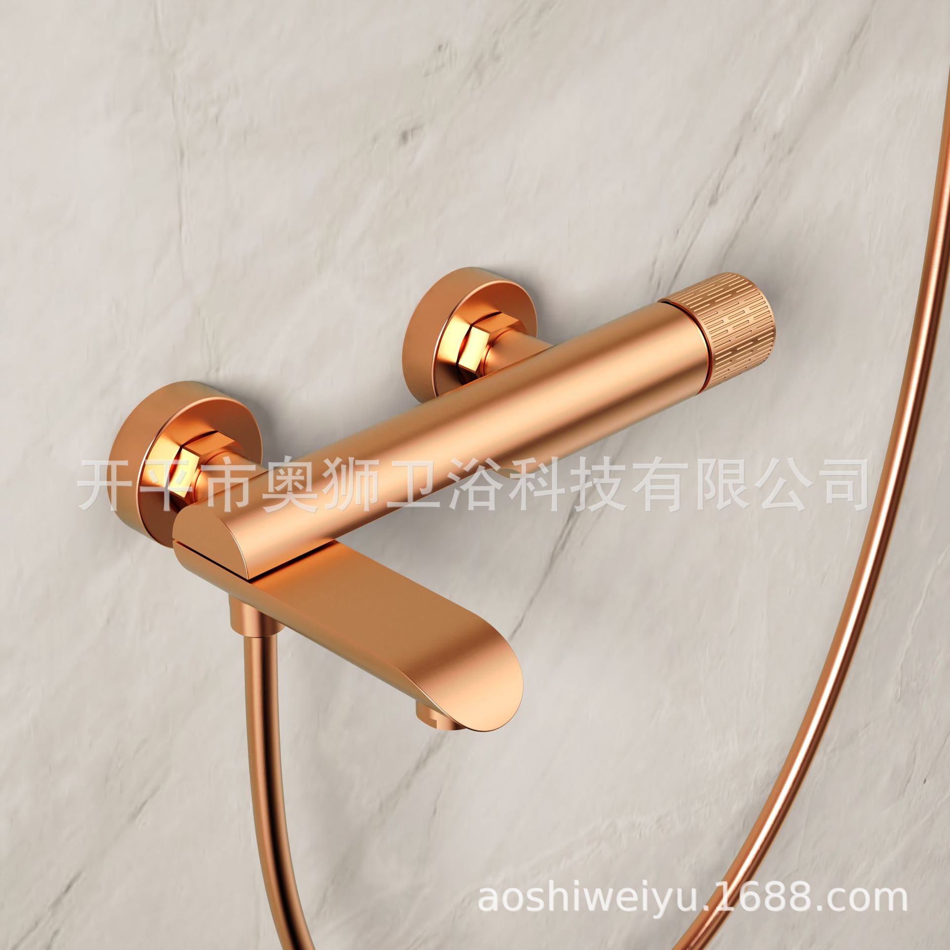 8128 rose gold single body