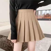 白色百褶裙女半身裙超短裙春秋夏季2024新款高腰显瘦jk裙子a字裙